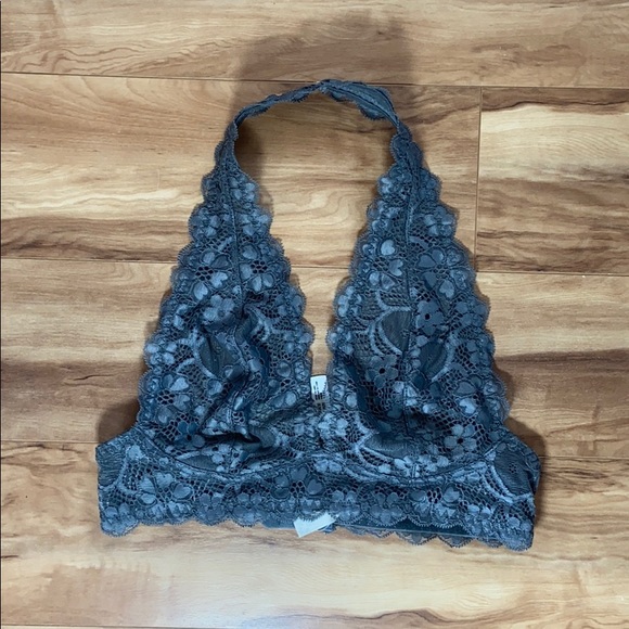 Free People gray color lace bralette - Picture 3 of 14